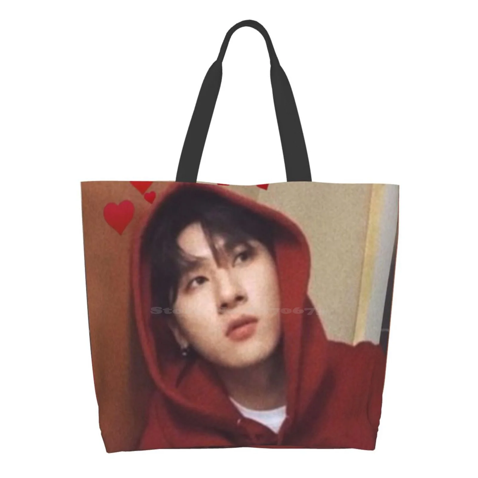 

Changkyun X Hearts Designer Handbags Shopping Tote Shownu Wonho Minhyuk Kihyun Hyungwon Joohoney Jooheon I M Im Sohn Hyunwoo