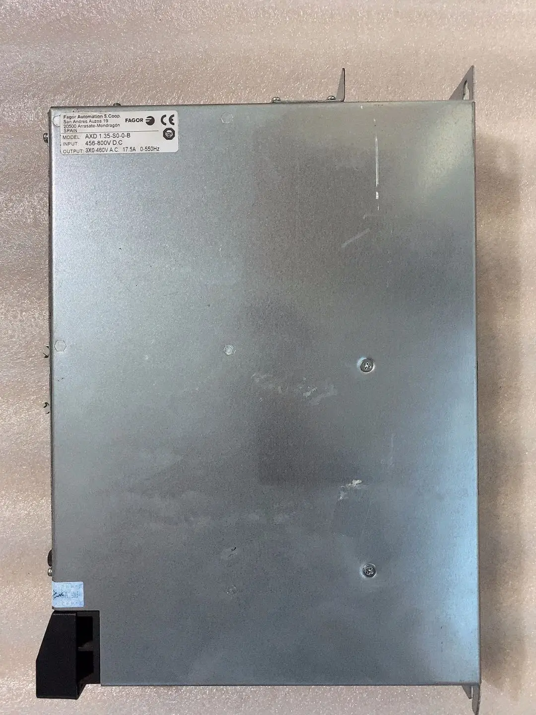 б/у AXD1.35-S0-0-B Сервопривод Fagor AXD1.35-S0-0 быстрая доставка