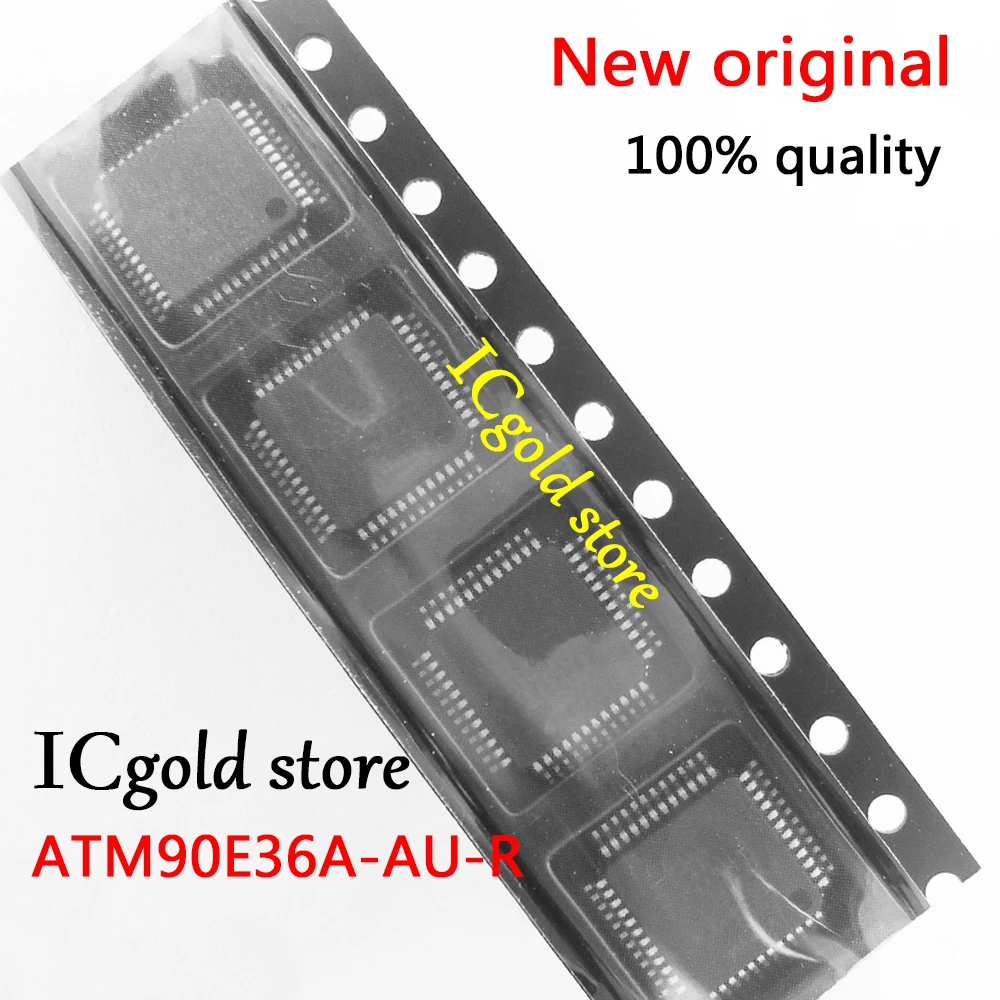 

2-10pcs ATM90E36A-AU-R ATM90E36A M90E36A ATM90E36A-AU