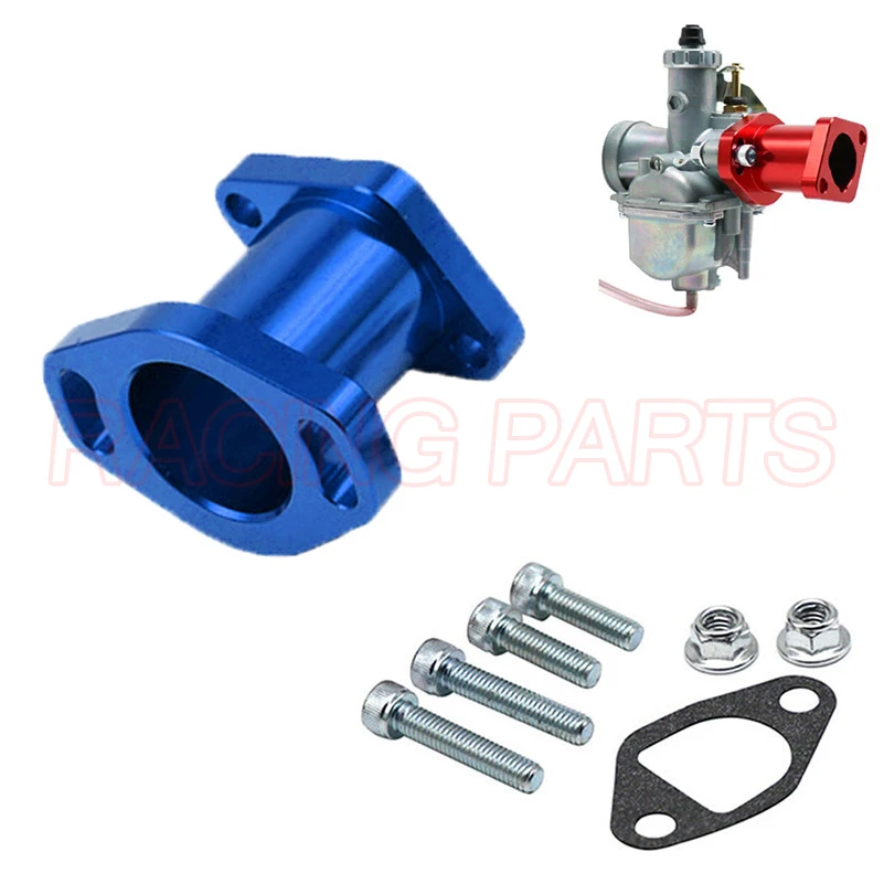 

Интерфейс карбюратора мотоцикла для Mikuni VM22 PZ19 PZ26, аксессуары для карбюратора, впускная труба с ЧПУ, коллектор, адаптер для грязевого питбайка