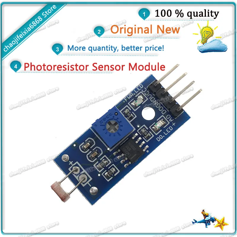 1 шт./лот! 4-контактный фоторезистор сенсорный модуль обнаружение светильник
