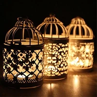 metal tealight candle holder hanging lanterns birdcage candlestick home decor