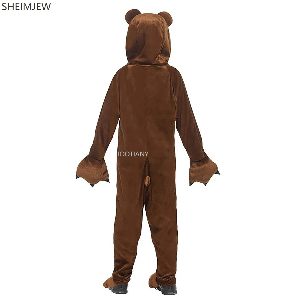 Костюмы для косплея унисекс костюмы ролевых игр с изображением медведя