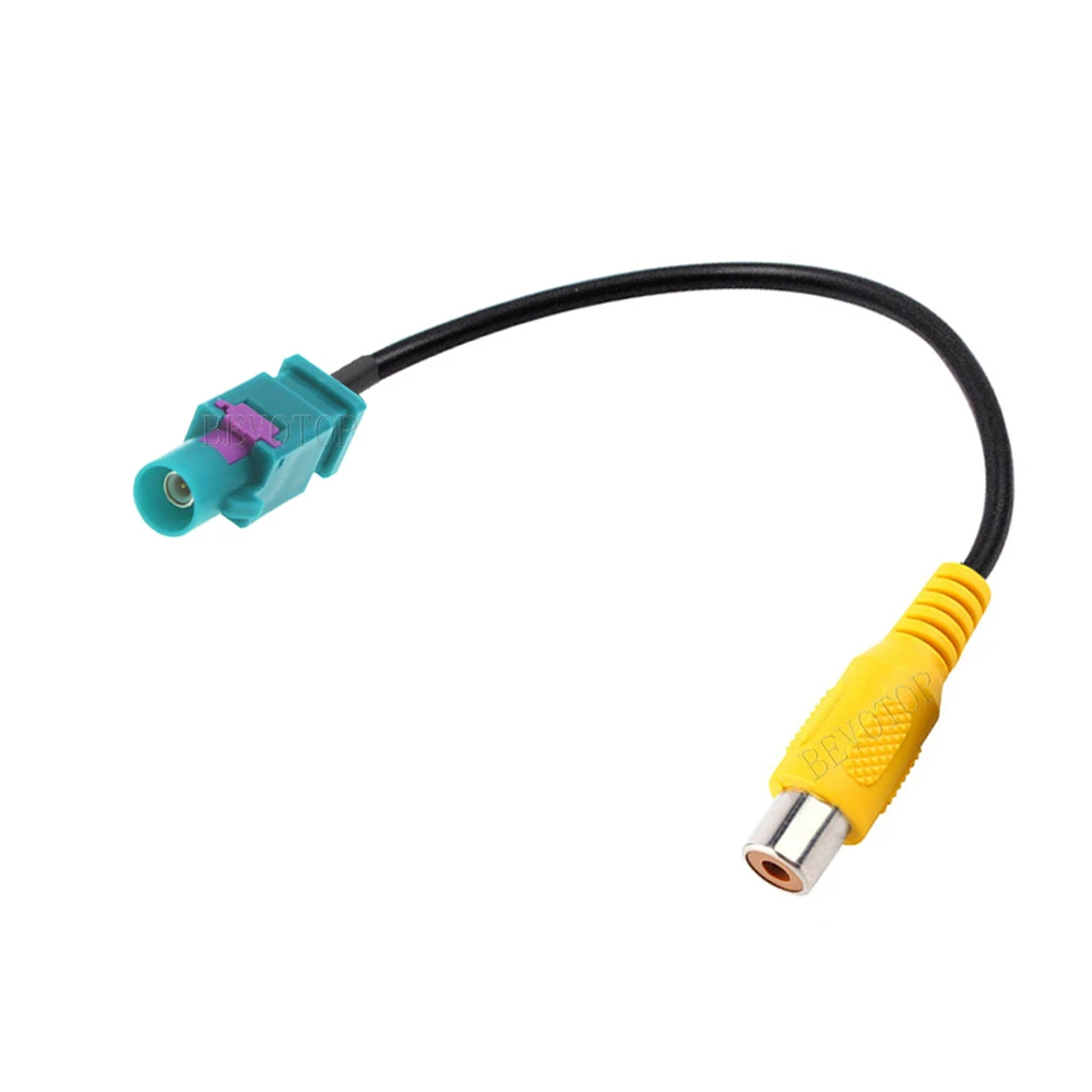 

25 см RG174 кабель Fakra Z штекер/гнездо к гнезду RCA разъем для реверсивной AV-IN камеры видеоподключение парковочный адаптер видеокабель