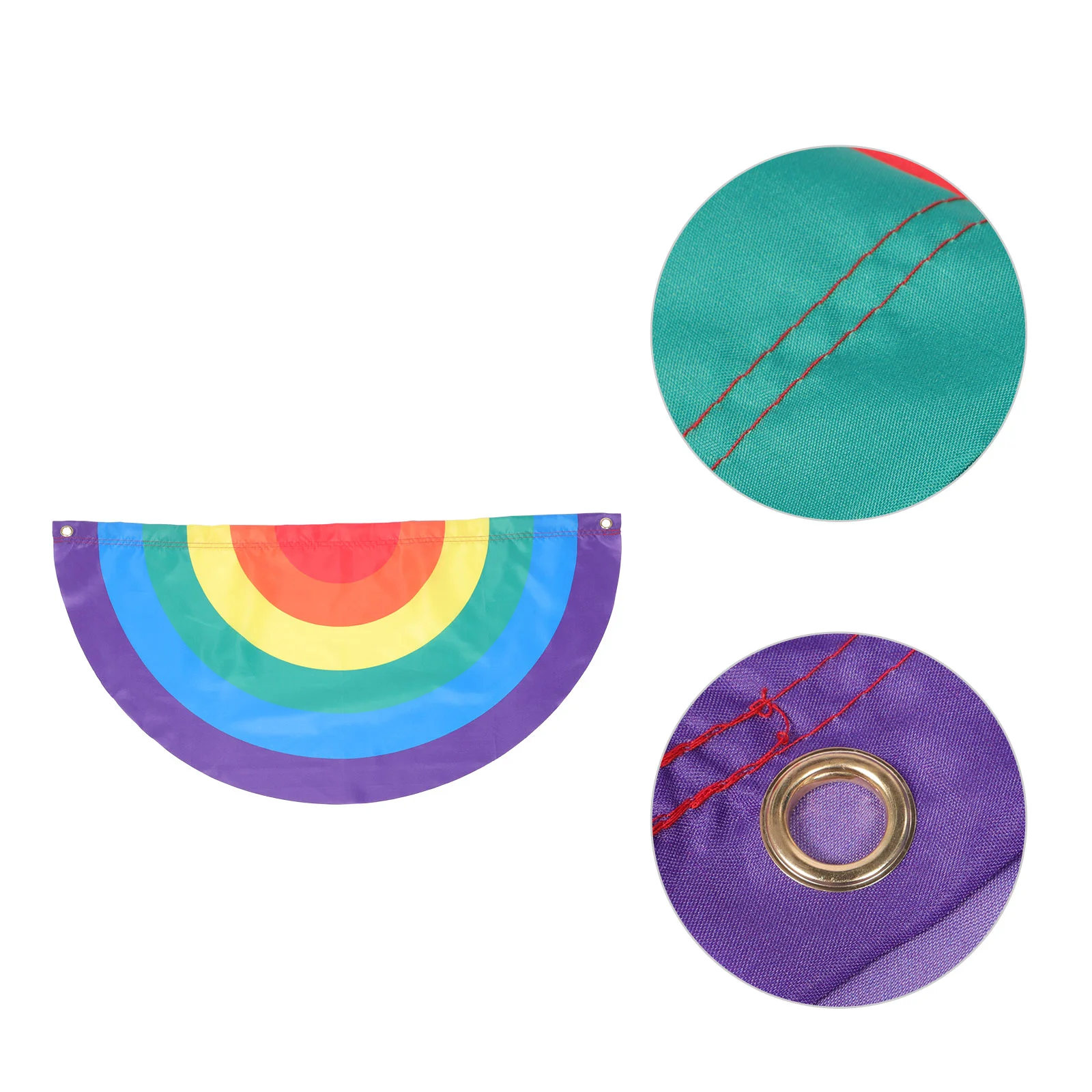 

Flag Pride Rainbow Gay Bunting Lesbian Flags Fan Banner Stuff Decoration Accessories Fans Lgbtq Outdoor Half Parades Stick Gifts