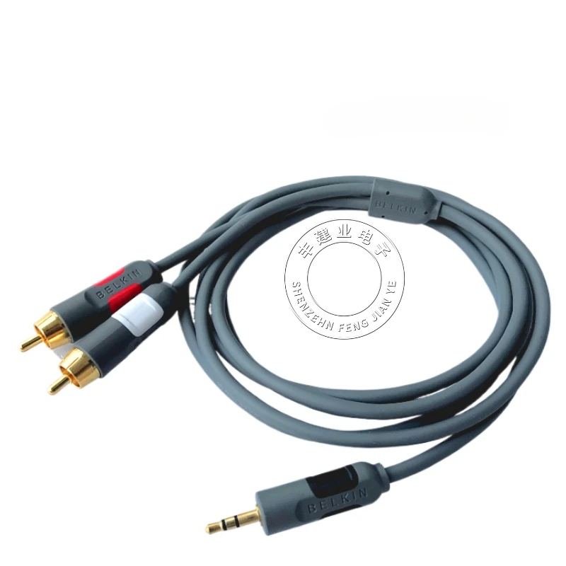 BELKIN Belkin 3 5-RCA кабель аудиосигнала с двойной головкой лотоса сигнальный компьютера