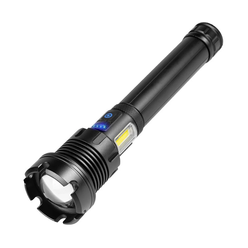 

Aluminum High-Powerbank Alloy Led Flashlight Handheld Torch Bright USB Rechargeable Lantern Emergerceny Light Camping