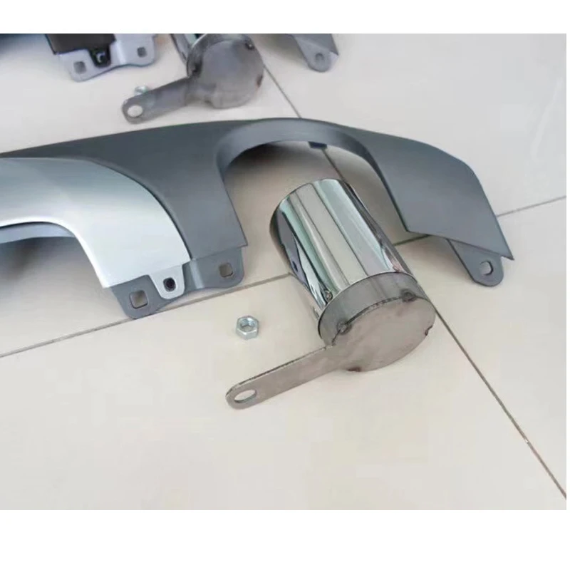 Черный диффузор для заднего бампера глянцевая черная губа BMW X1 F48 2016 2017 2018 2019