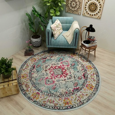 

Новинка 12441, ковер Nordic Tie-Dye, оптовая продажа, плюшевый коврик, одеяло для гостиной, спальни, напольная Подушка для украшения дома