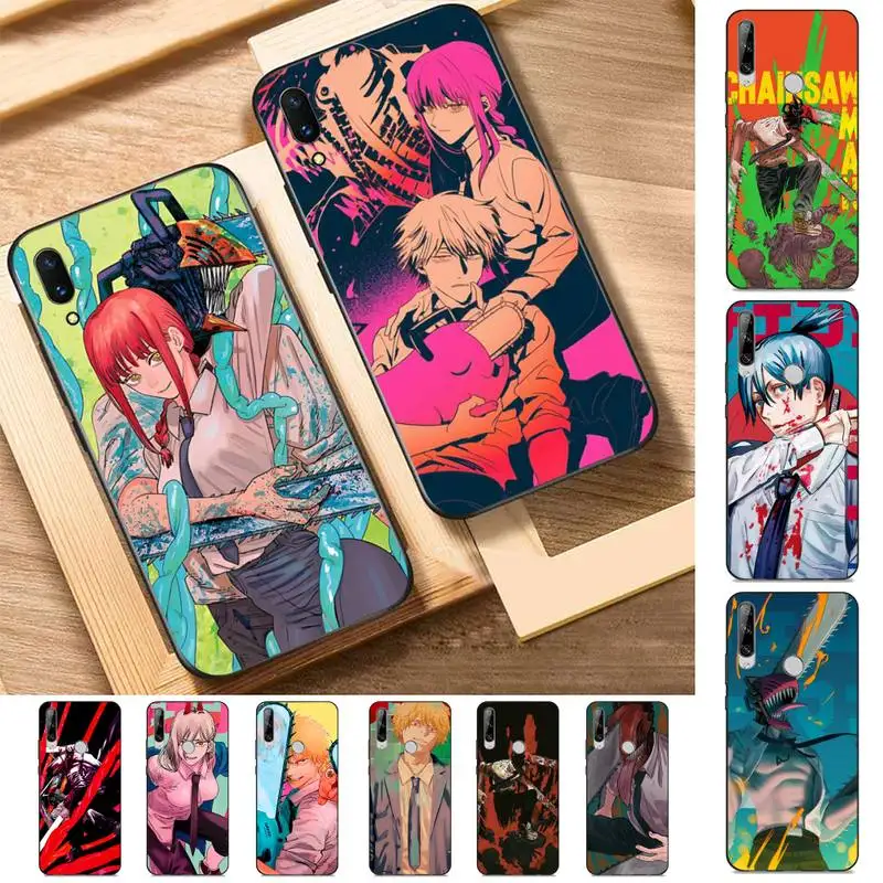 

Chainsaw Man Phone Case for Huawei Y 6 9 7 5 8s prime 2019 2018 enjoy 7 plus
