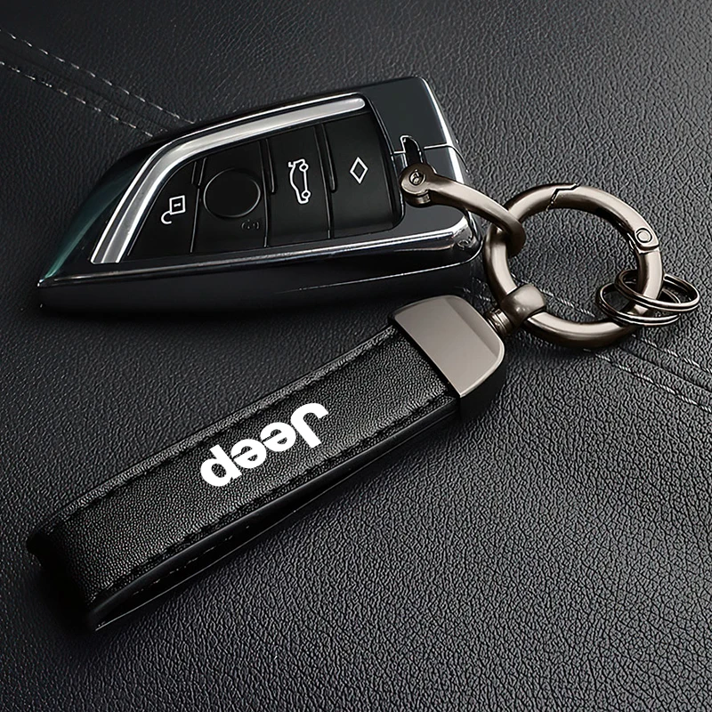 Брелок с логотипом автомобиля металлический брелок аксессуары для ключей Jeep