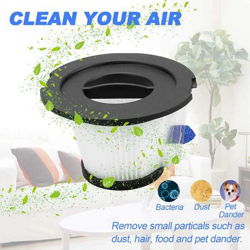 Сменный HEPA-фильтр 9 шт. совместимый с беспроводными вакуумными аксессуарами MOOSOO