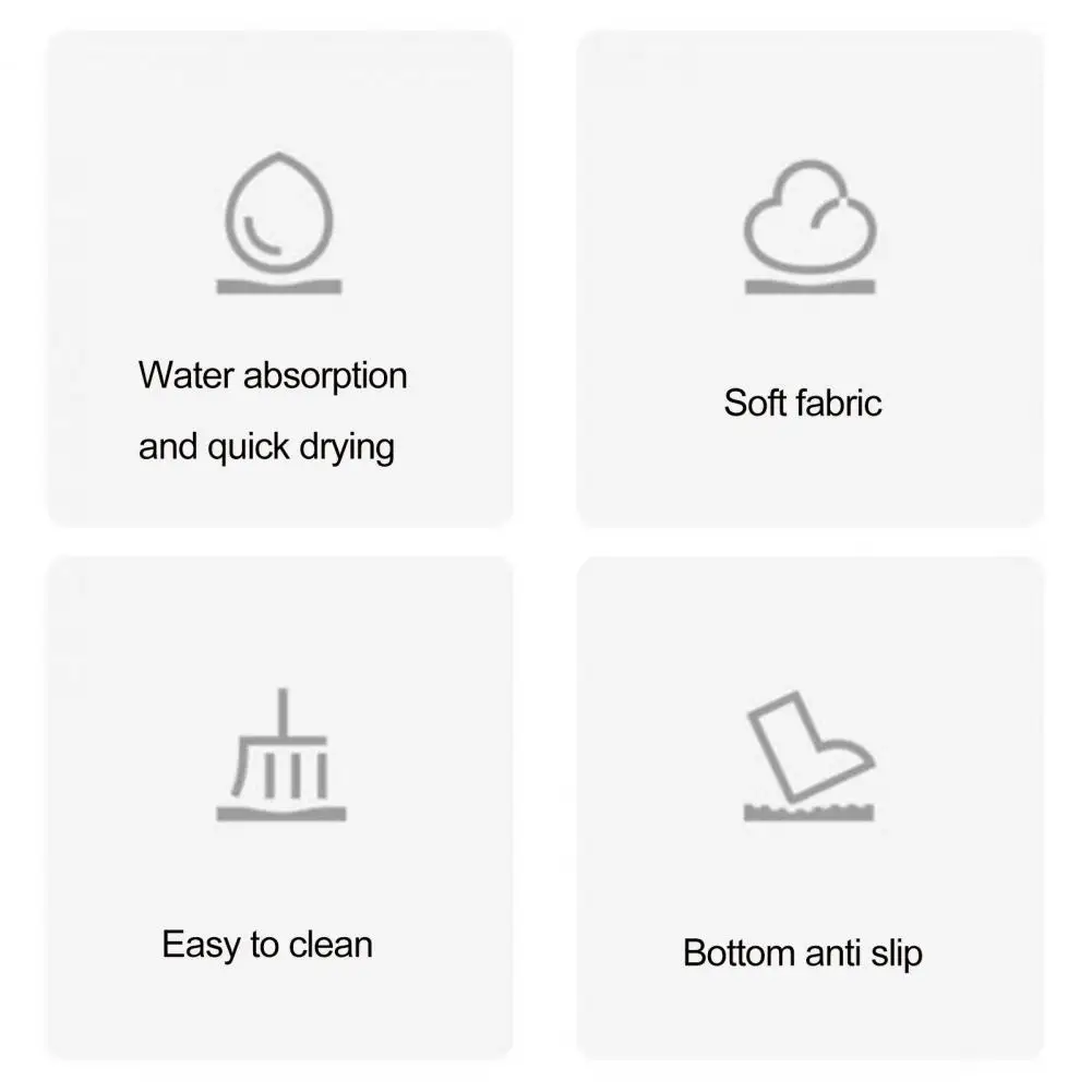 

Great Table Mat Non-slip Decorative Cartoon Countertop Drying Mat Lightweight Draining Mat Kitchen Supplies