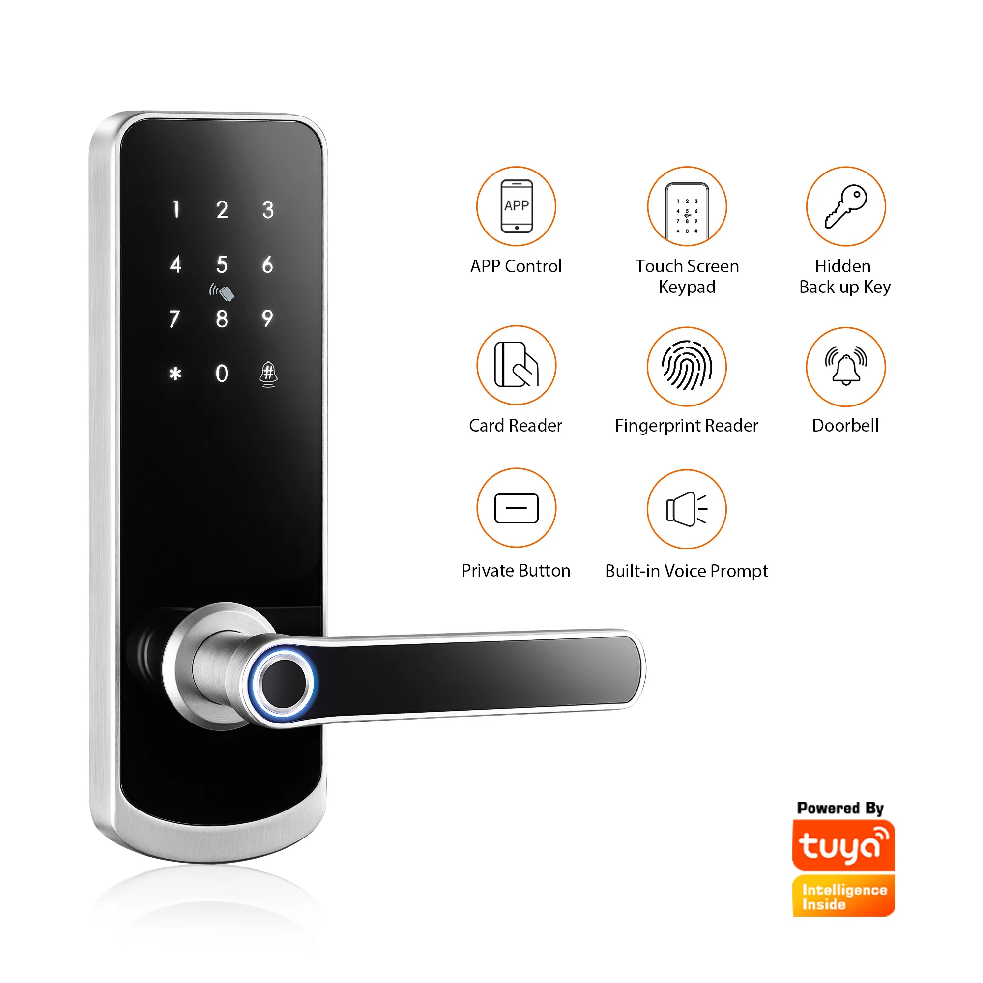Электронный мини-замок tuya smart life с Wi-Fi Электрический автоматический дверной замок