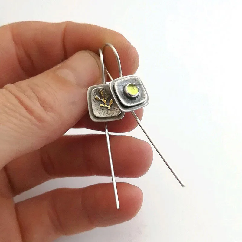 

Delicate Green Stone White Imitation Pearl Long Hook Earrings Elegant Leaf Pattern Drop Dangle Earrings Jewelry