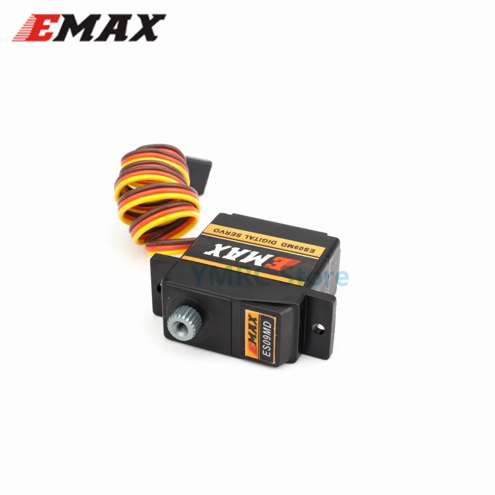 Фото 4 шт. EMAX ES09MD 2,5 кг.com 0,10 сек/60 °   (Двойной подшипник) Цифровой мини-сервопривод с металлической шестерней для 450-вертолетов №5