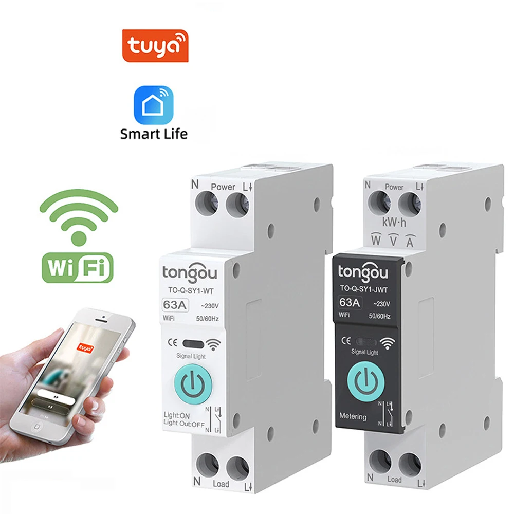 

TUYA WiFi умный автоматический выключатель