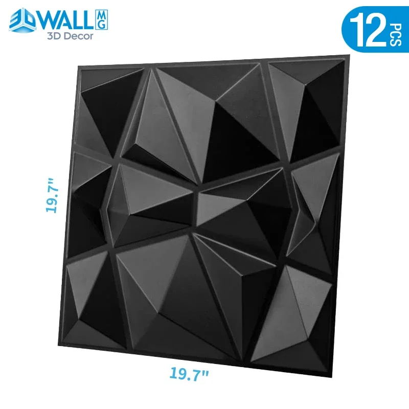 12 шт. 50 см 3D настенная панель наклейка на стену рельефная художественная не