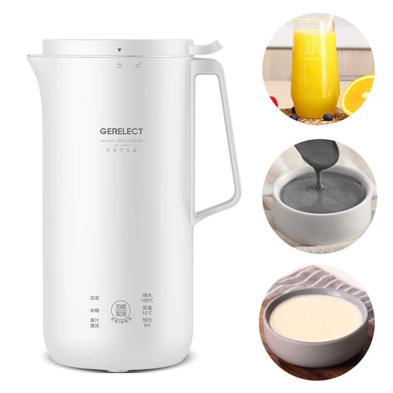350ml Soybean Milk Machine Electric Juicer Mini Wall Breaking Machine Automatic Heating Cooking Filter-free Soy Milk Maker 220V