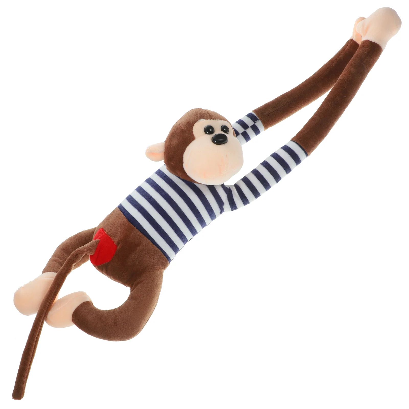 

Plush Stuffed Animals Gibbon Monkey Toy Hanging Tie 50X14X10CM Pp Cotton Curtain Belts Child