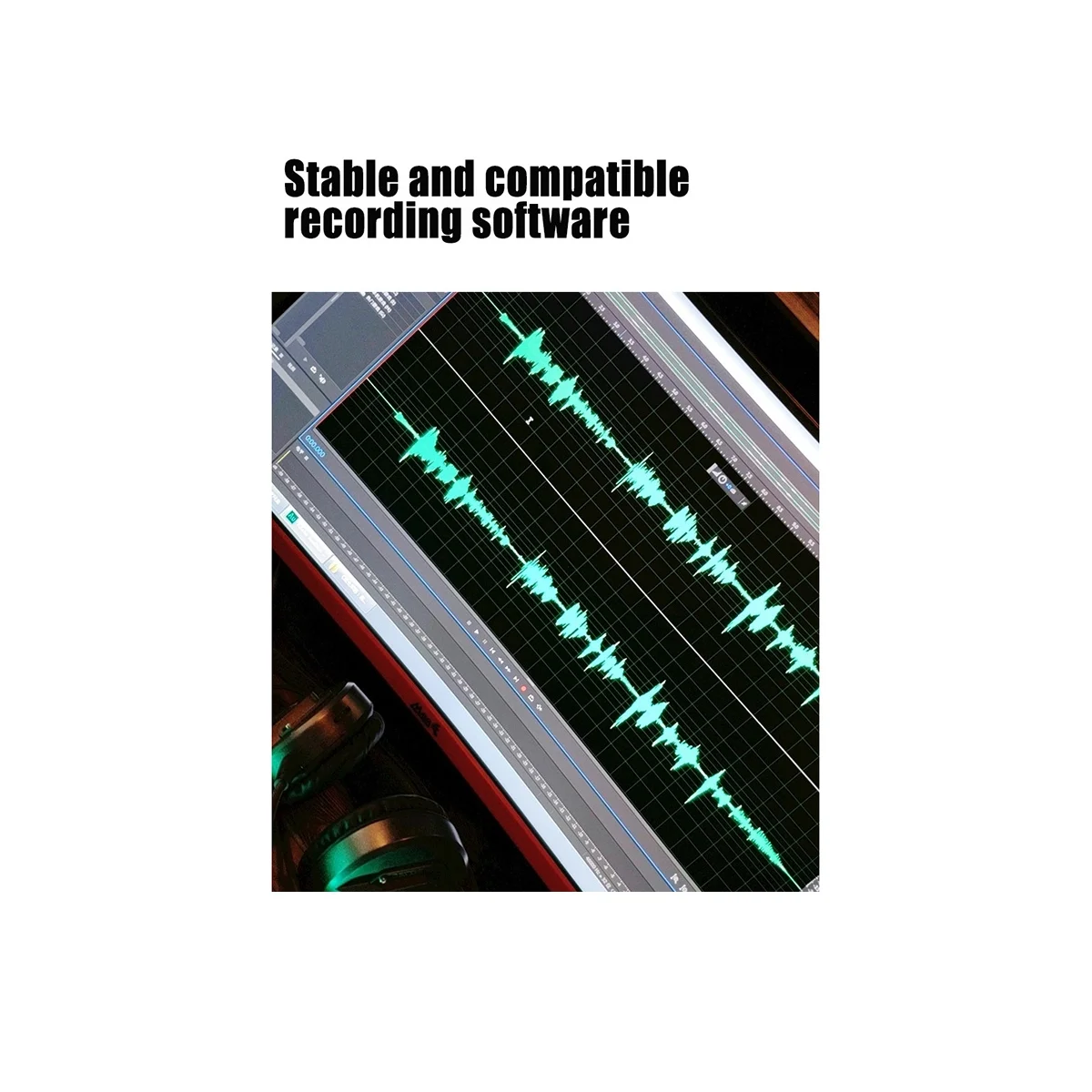 

Звуковая карта студийная запись Профессиональный USB аудио интерфейс звуковое оборудование 48 В Phantom для записи черный