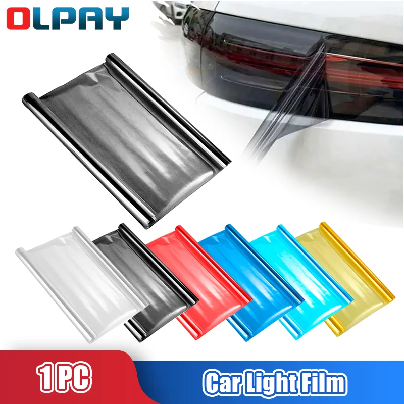 

40x100/180cm Car Light Sticker Color-change Film Vinyl Anti-scratch Headlight Protector Cover Motocycle Vehicle Light Film Decor