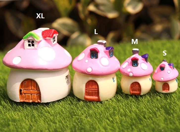 

Миниатюрные фигурки грибов из полимера