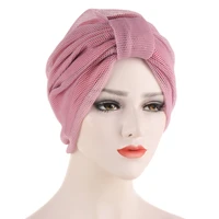 breathable mesh turban caps for women pre tied knotted bonnet hat muslim female summer ready to wear hijabs turbante mujer