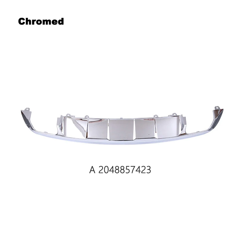 

Хромированный задний бампер A2048857423 A2048857323, хромированный спойлер, диффузор для Mercedes Benz GLK X204 W204 GLK350 GLK205 GLK260
