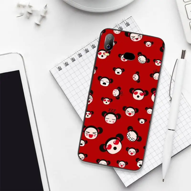 Милый чехол pucca для телефона с куклой для Samsung galaxy A S note 23 53 22 20 52 21 13 51 71 32 12 10 fe ultra plus (art.: 3920c23dfb68e) - 3920c23dfb68e