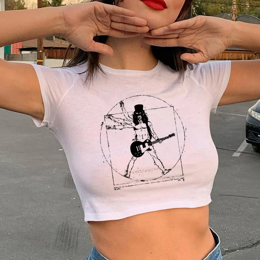 Слэш-футболка женская аниме комикс топ девушка графический y2k уличная одежда