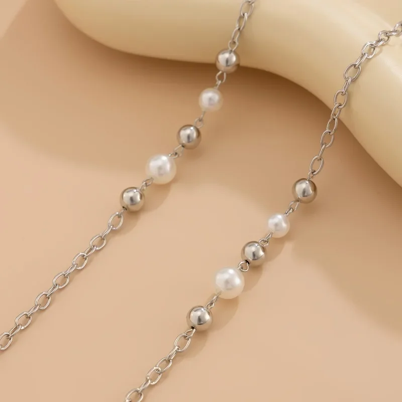 Модное готическое простое акриловое ожерелье из бусин CCB для женщин Трендовое