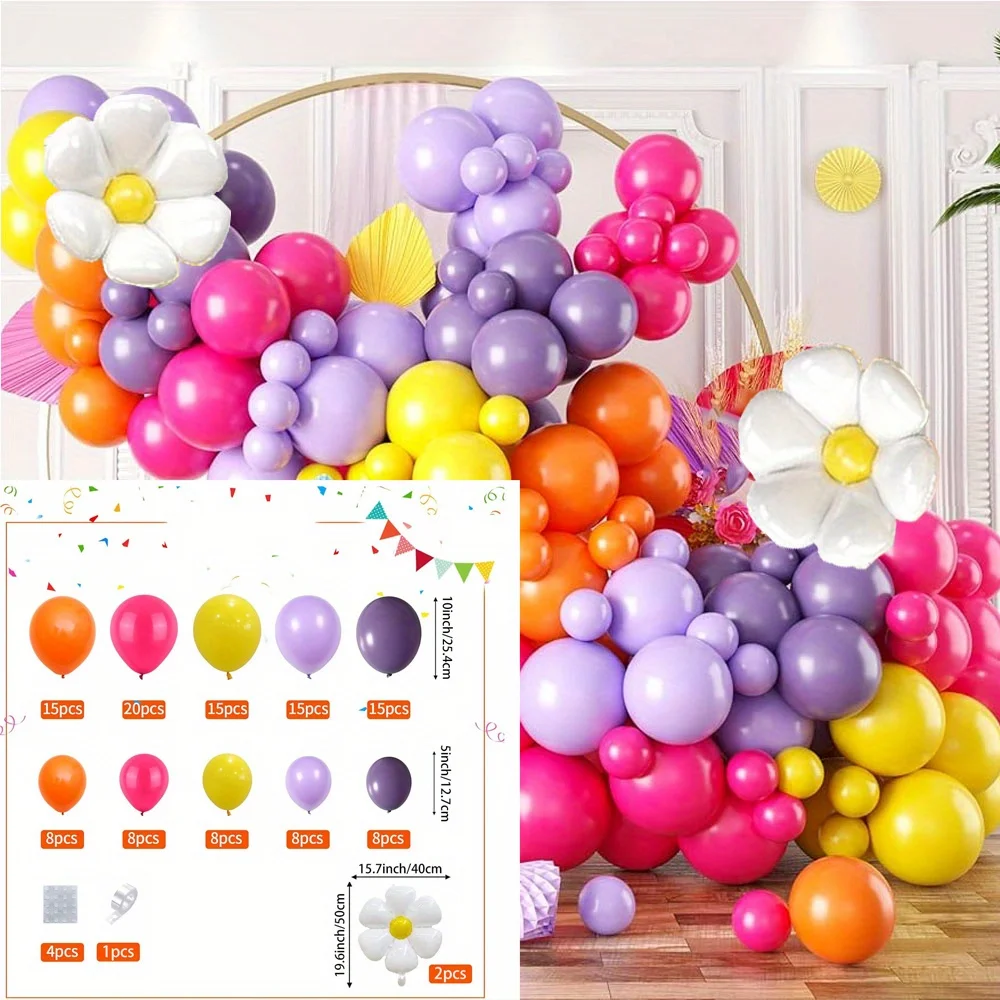 

Воздушный шар-гирлянда розовый 127 шт