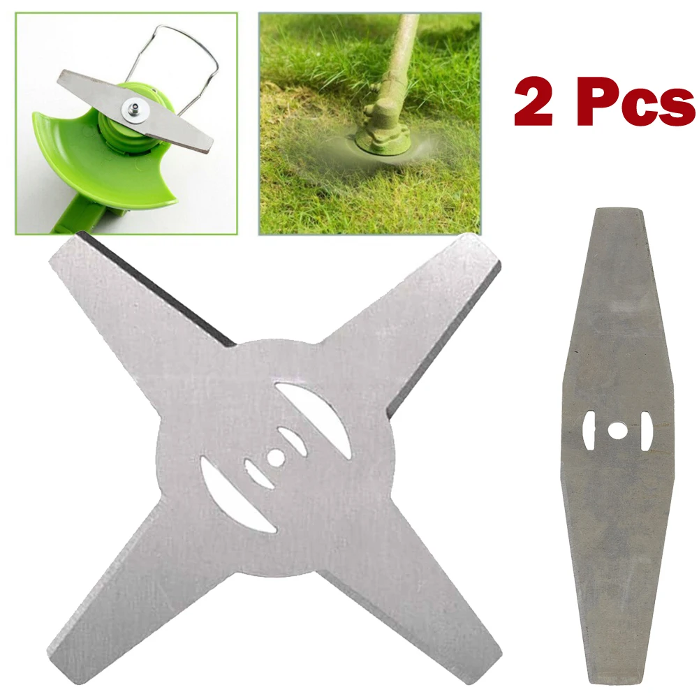 

2Pcs Saw Blade 150mm*5mmAgriculture 4T Lawn Mower Animal Husbandry Blades Flat Lawn Mower Forestry Metal Grass