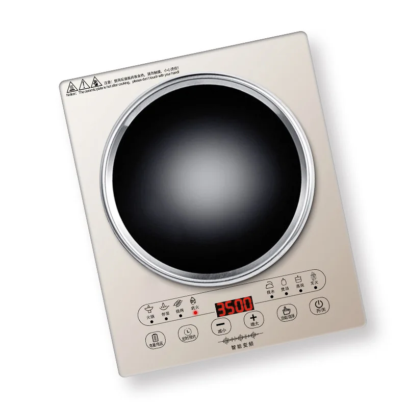 Настольная встроенная индукционная плита 3500 Вт Коммерческая Мощная Высокая