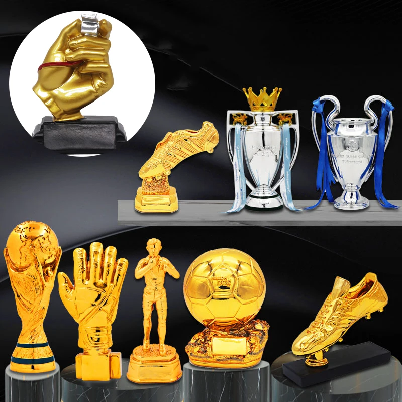 

Чемпионат мира по футболу, трофеи, позолоченные награды Лиги чемпионов, сувенирная чаша, подарок, лучший шутер, трофей из смолы