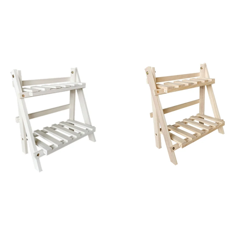 

Wooden Double Layer Kitchen Shelf Home Storage Organization Table Shelf Room Accessories Bathroom Spice Rack
