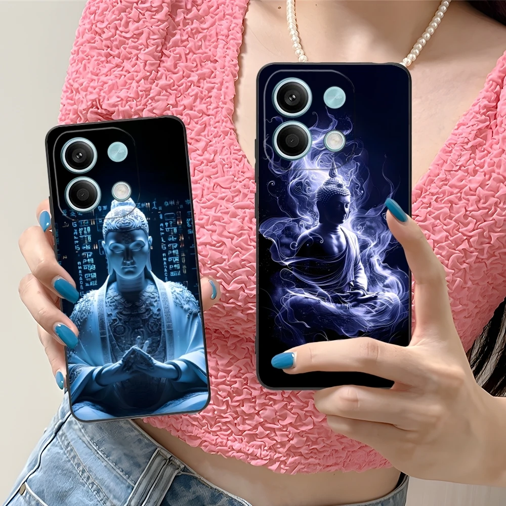 Чехол для мобильного смартфона Buddyism Xiaomi Redmi Note 13 12 11 10 9 8 7 6 S A Pro Lite Plus 5G черный чехол