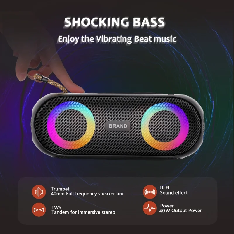 Портативная колонка TWS Caxia De Som с Bluetooth