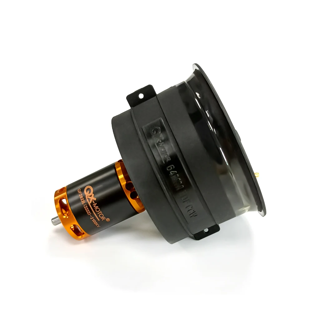 QX-Motor 64 мм EDF 12 лопастей канальный вентилятор CW CCW с бесщеточным двигателем QF2822 2100KV 2300KV 3300KV 4300KV для деталей игрушек RC Jet Plane (art.: 3920d0448e5ef) - 3920d0448e5ef