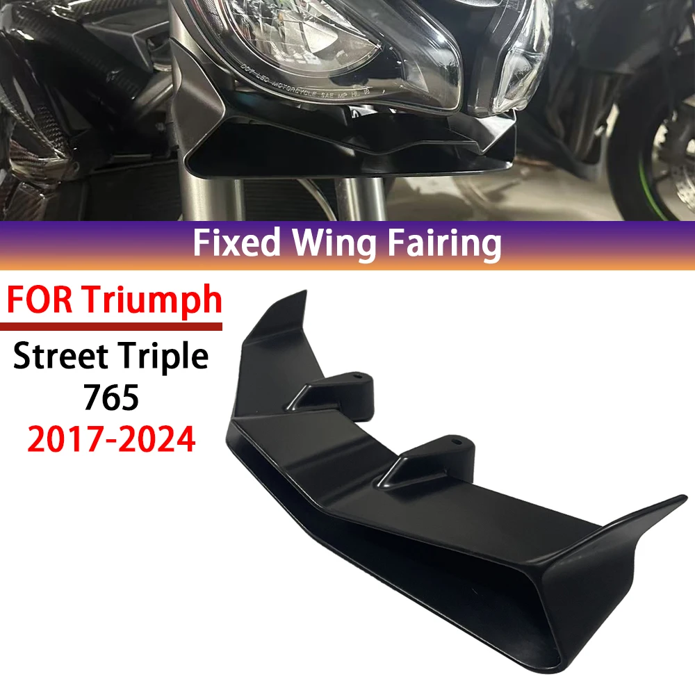 Adatto Per Triumph Street Triple 765 S/RS carenatura модификация ad ala fissa 2017 2018 2019 2020 2021 2022 2023 2024