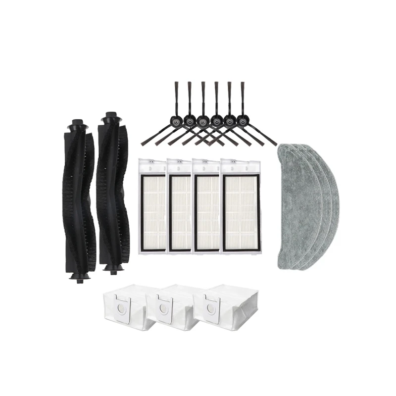 

17Pack Side Brush for Compatible with Ruimi Sweeping and Dragging Integrated Robot EVE Plus Accessory Side Brush