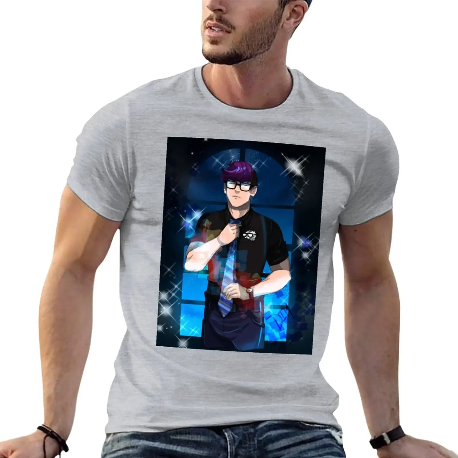 Серия с окном футболка Logan Sanders блузка принтом животного для мальчиков футболки