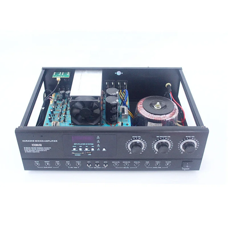 

Professional high-power digital stereo echo hybrid amplifier