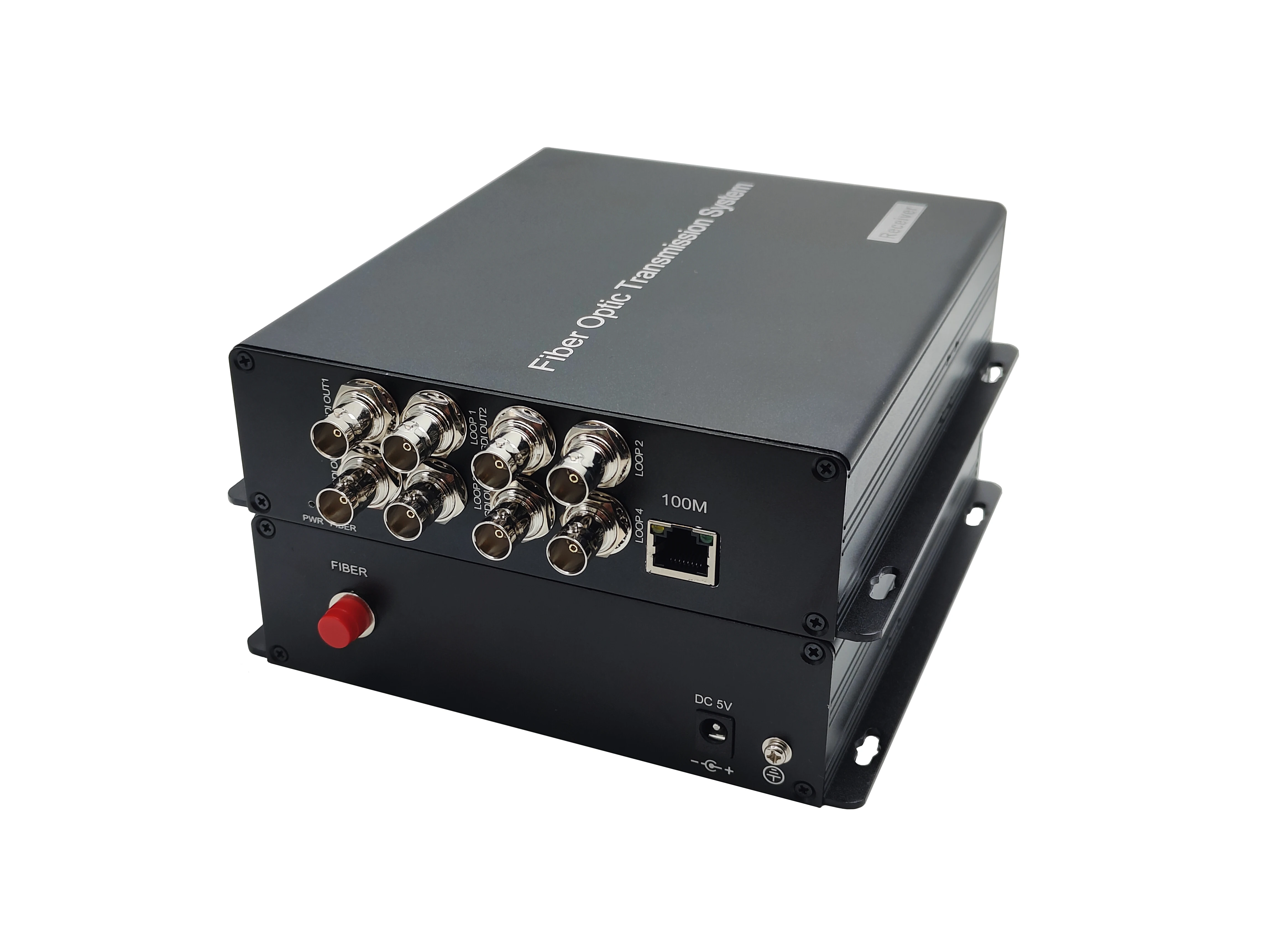 Оптоволоконный трансивер 4 канала 3G/HD/SD-SDI DVB-ASI оптоволоконный преобразователь 20