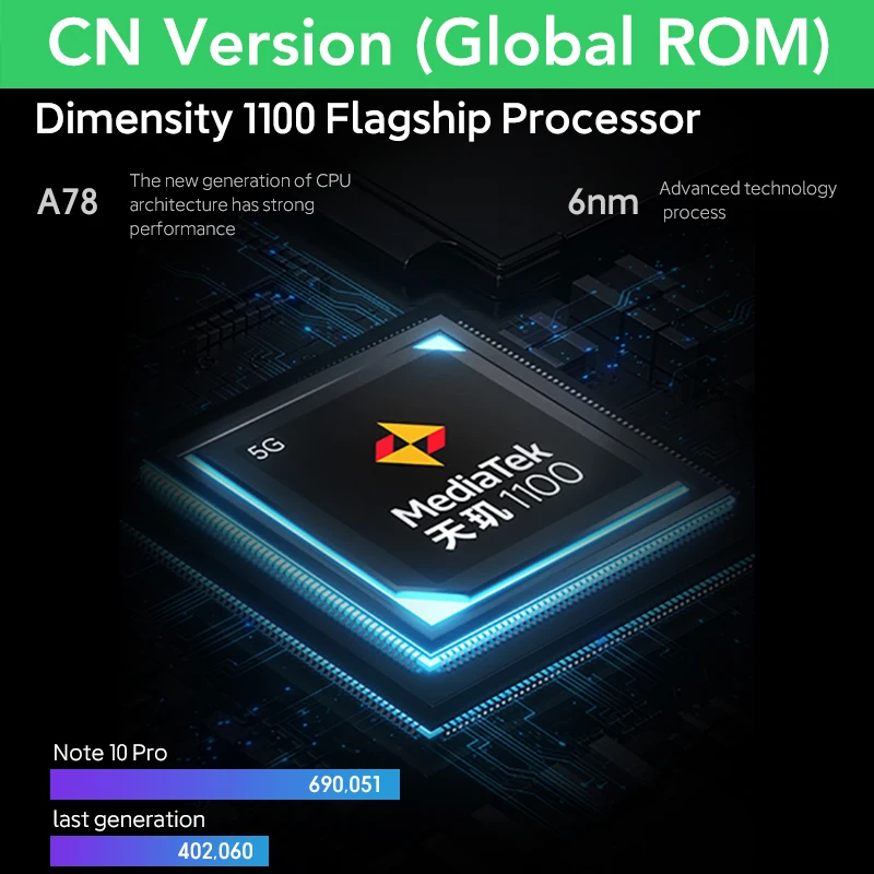 Kup Xiaomi Redmi Note 10 Pro 6GB 8GB 128GB 256GB Wielojęzyczny Sklep Play NFC Wersja Globalna/globalna Wersja ROM CN Opcjonalnie