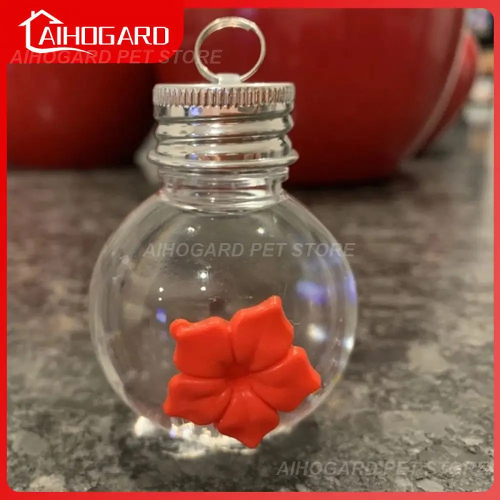 

Железная бутылочка для воды с крючком для птиц, ручные уличные принадлежности для домашних животных, круглая лампочка, Кормушка Для Колибри...