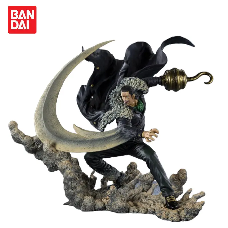 

Bandai Original Genuine Assemble Model In Stock ONE PIECE Sir Crocodile Anime Action Figures Model Toys PVC Statue Model Toys