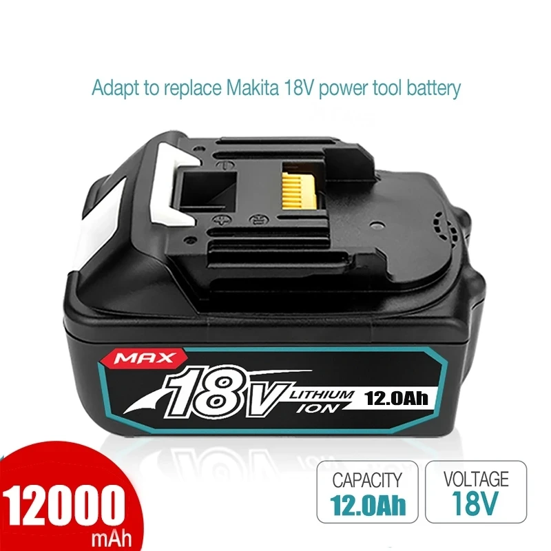 18V 12.0Ah BL1860b Rechargeable Li-ion Battery For Makita 18