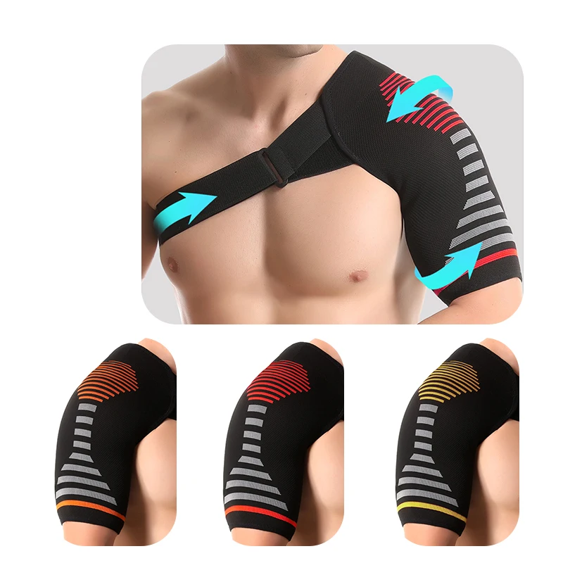 1 шт. компрессионная поддержка плеч дышащая ткань амортизирующий плечевой бандаж